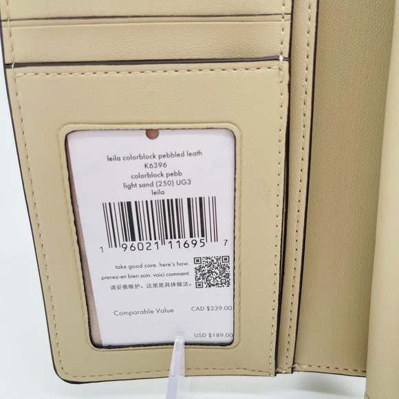 Kate Spade Leila Medium Compact Bifold Wallet - Picture 8 of 8